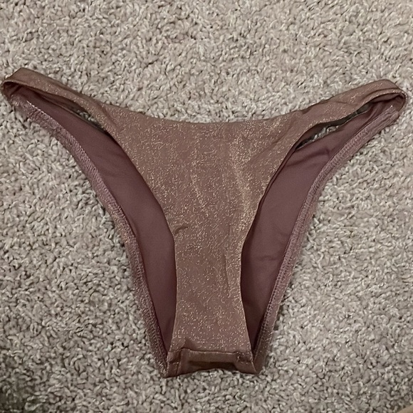 Vitamin A Swim Metallic Mauve Bikini Set - Picture 5 of 9